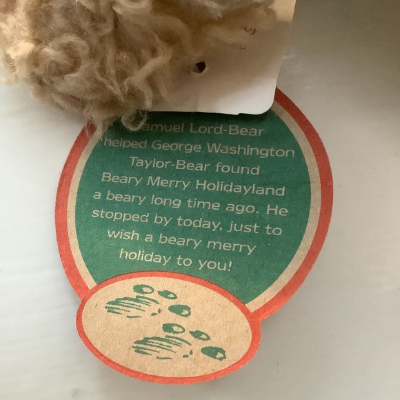 Beary Merry Holidayland Samuel Lord-Bear Stuffed Animal - Picture 7 of 9